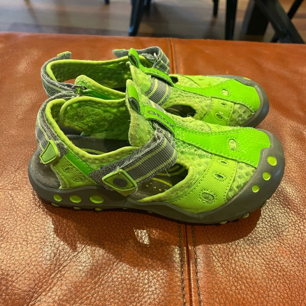 GEOX Kids Green Sandals